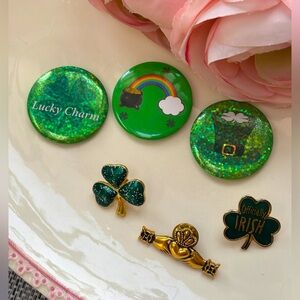 St. Patrick's Day Irish Pins (set of 6)